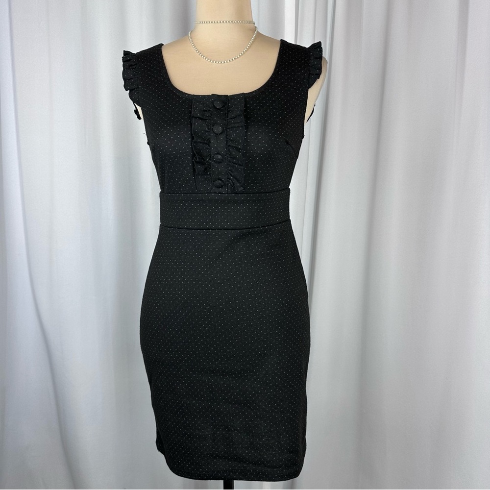 Delia*s Y2K Dress Sz S Grunge 90's Polka Dots Ruffles Skater Clueless Delia’s